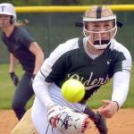 KEITH THORPE/PENINSULA DAILY NEWS
FILE PHOTO: Port Angeles pitcher Heidi Leitz throws in the first inning against Kingston on Thursday at the Dry Creek Athletic Fields in Port Angeles.