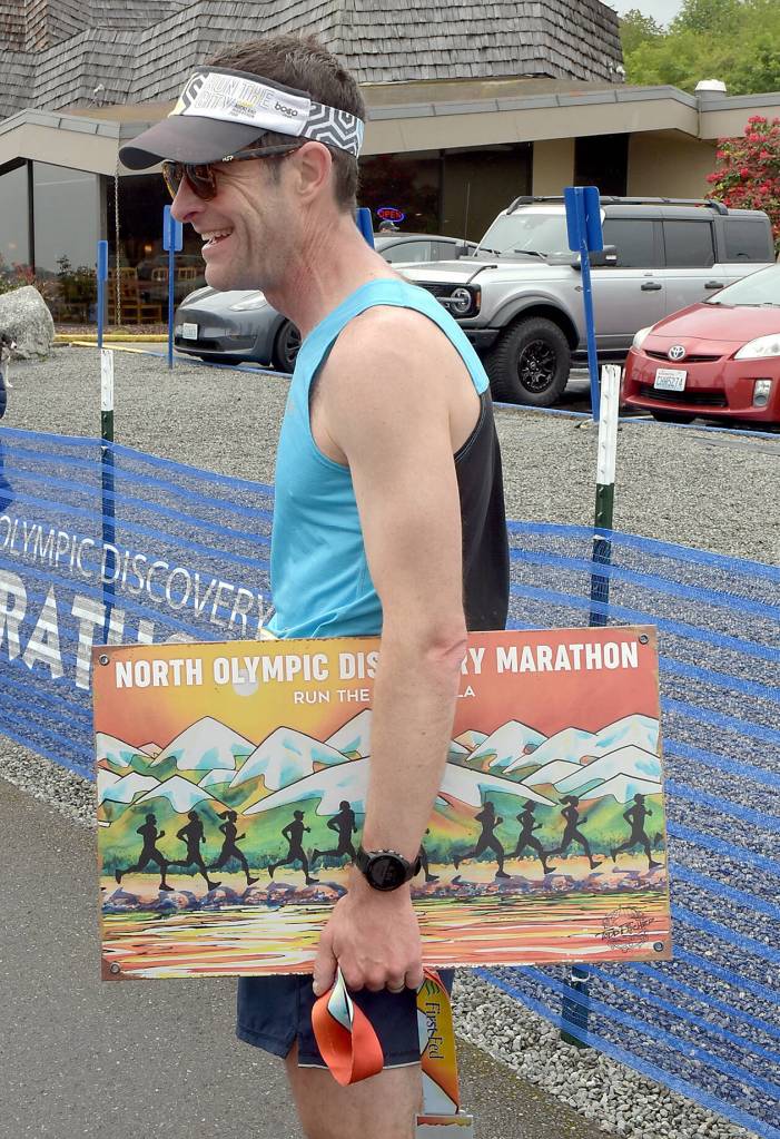 KEITH THORPE/PENINSULA DAILY NEWS 10K mens winner John Mauro of Port Townsend is a former marathon winner.