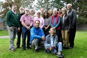 Matthew Daline and Kristin Smith, forground, will perform with the Port Townsend Symphony Orchestras chamber concert orchestra on Sunday. (Karl Perry)