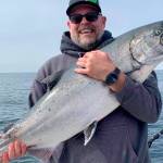 Arlington angler John Nunnally caught this king in July 2020 while fishing near Skagway off Neah Bay with his cousin Chad Huffman. The fish weighed in at 31.7 pounds at Mason's Resort in Sekiu.