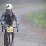 Chris DuBois battles the elements on the road during Saturdays Gravel Unravel in the mountains northwest of Quilcene. DuBois, of Seattle, raced on the 55-mile-long course. (Dan James/Peninsula Adventure Sports)