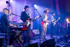 The Jesse Roper band, pictured at the Juan de Fuca Festival in May, will play the Concerts on the Pier series Aug. 7 in Port Angeles. (Juan de Fuca Foundation for the Arts)