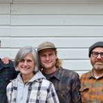 The De Koch family at the Quilcene Lantern on May 29. From left to right are Willem, Laurie, Bergen and Steve. (Elijah Sussman/Olympic Peninsula News Group)