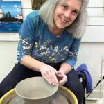 Potter Janet Piccola is one of Augusts featured artists at Blue Whole Gallery.