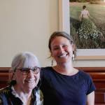 Jefferson County Historical Society board president Ann Welch, lef,) and director of development and communications Alexandra Toombs at the Museum of Art + History. (Elijah Sussman/Peninsula Daily News)