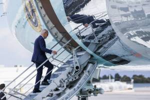 President Biden announced on Twitter on Sunday that he will no longer seek re-election. (Eric Lee/The New York Times)