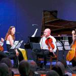 Kaimerata Concerts, from left, Kai Gleusteen, Catherine Ordronneau, Dan Scholz and Beth Root Sandvoss, will finish the Concerts in the Barn Series with concerts on Saturday and Sunday.