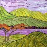 Natures Tapestry by Merrie Jo Schroeder is on exhibit at Wilderbee Farms during September.