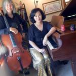Cellist Pamela Roberts and pianist Sung-Ling Hsu will perform a benefit concert at the Port Ludlow Community Church on Saturday. (Thomas and Elena Sandall)