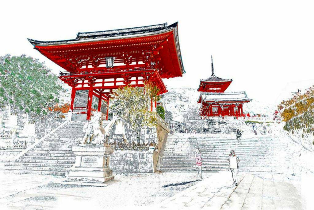 The art to be featured at various locations during the First Saturday Art Walk includes 1k Niomon Gate Zero Four by Thomas Saknit.