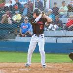 Port Angeles' Wyatt Hall had five hits in his first two games for the Port Angeles Lefties this weekend. The former star for the Roughriders and the Skagit Valley College Cardinals now plays for Cal State, San Bernardino. (Maevis Photography)