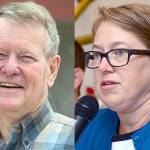 Randy Johnson, left, and Kate Dexter.