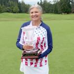 WA Golf The Cedars at Dungeness member Linda Hash claimed the Super Senior Womens Amateur title at the at the Washington Senior & Super Senior Womens Amateur Championships at The Cedars at Dungeness earlier this week.