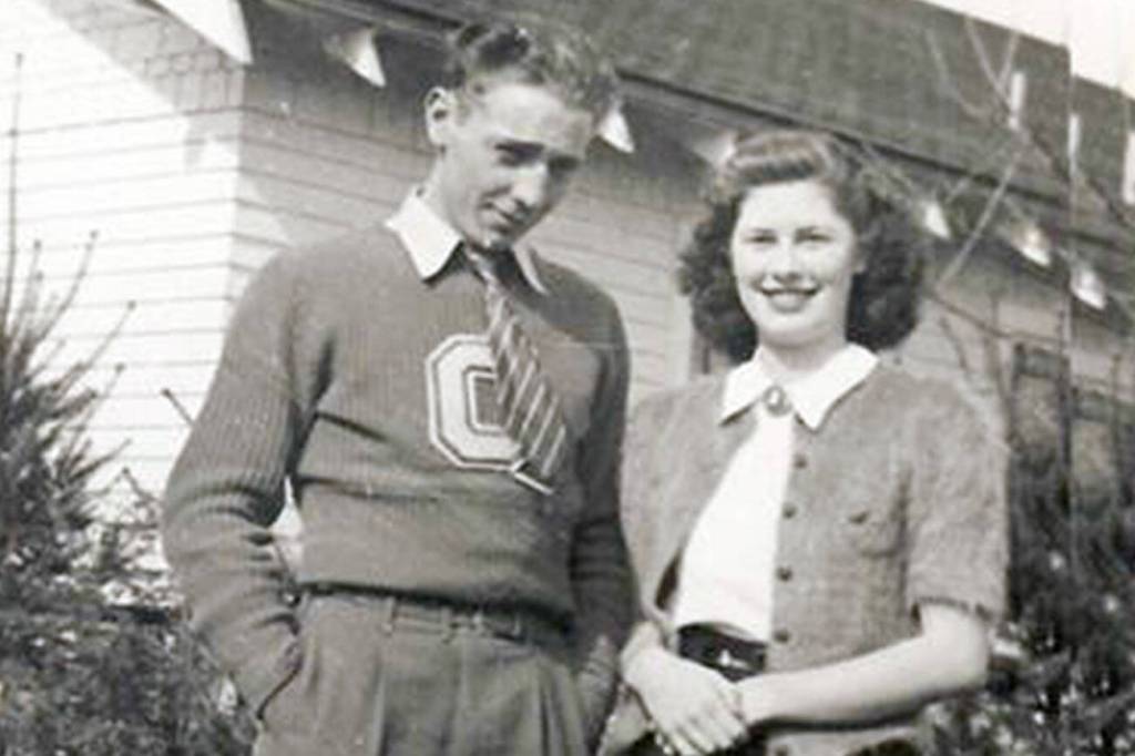 Just occurred to me that this one might be a good fit.  The “C” is for Chimacum.  Must be his football sweater?...

 

I think this must have been taken in their home front yard.  Their mailing address was a PO Box in Port Gamble.  I’ve been unable to locate the physical address of their home.  Would love to have it.