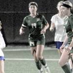 KEITH THORPE/PENINSULA DAILY NEWS
Port Angeles Ava-Anne Sheahan, right, is the Roughriders lone returning senior starter from last season's state-bound girls soccer team.