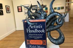 Do Not Open! by Elissa Greisz was part of Northwind Arts 2023 Small Expressions exhibition. The call for art entries in the 2024 show is open through Oct. 11. (Diane Urbani/Northwind Art)