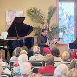 Michael Carroll, Joel Wallgren and Pamela Roberts perform during a Port Townsend Symphony Orchestra Chamber Music Series concert.