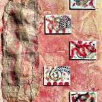 Paso Doble, a mixed media creation by Port Ludlow Art League artist of the month Cynthia LeRouge.