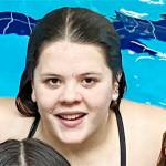 Amayah Nelson, Port Angeles swimming.