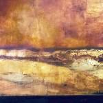 Sky Light is one of Jeanne Toals oil stick-and-metal leaf paintings in the Elemental show at Northwind Arts gallery in downtown Port Townsend. (Jeanne Toal)