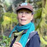 Jill Silver near the Hoh River. (Tami Pokorny)