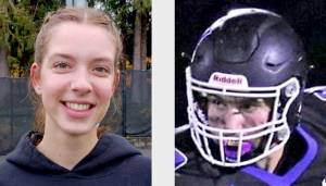 Kedryn DeScala, Port Angeles soccer, and Luke OHara, East Jefferson football.