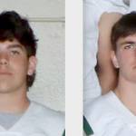 Hunter Flores and Dylan Mann, Port Angeles football.