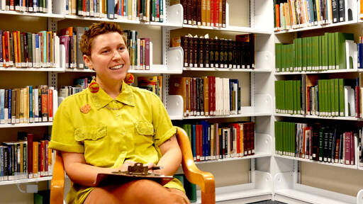 Jaiden Dokken, Clallam Countys first poet laureate, will wrap up their term in March. Applications for the next poet laureate position, which will run from April 2025 to March 2027, are open until Dec. 9. To apply, visit NOLS.org/NextPoet. (North Olympic Library System)