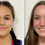 Penina Vailolo, left, and Kay Botkin, East Jefferson girls basketball.