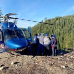A 35-year-old man was taken by Life Flight Network to Harborview Medical Center following a Coast Guard rescue on Monday. (U.S. Coast Guard Air Station Port Angeles via Facebook)