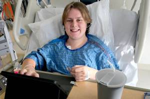 Landon Smith, 19, is waiting for a heart transplant at Childrens Hospital of Seattle. (Michelle Smith)