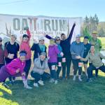 The Rain Bear Running group at the 2024 OAT Run on the Olympic Peninsula. (Matt Sagen, Cascadia Films)