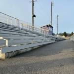 A part of the Sequim School Districts proposed bond includes improvements to its stadium bleachers so they comply with the Americans with Disabilities Act. Other improvements could include new or renovated bleachers, a resized track and an improved field. (Matthew Nash/Olympic Peninsula News Group)