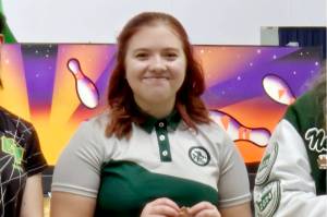 Port Angeles Zoey Van Gordon finished seventh at the West-Central District III tournament with a 508 three-game series. (Port Angeles Bowling)