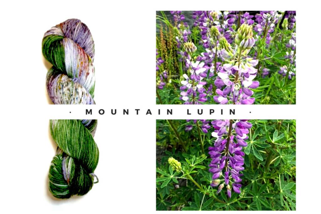 Mountain Lupin is a popular favorite color. Photo courtesy of Cabled Fiber & Yarn.
