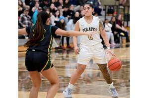 Peninsula College's Ciera Tugade Agasiva made the all-North first team. (Jay Cline/Peninsula College)
