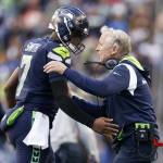 Geno Smith will be reunited with former Seattle Seahawks coach Pete Carroll in Las Vegas for the Raiders. (Steph Chambers/Getty Images)