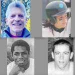 The other Port Angeles Roughrider Hall of Famers to be inducted in August. From left, top row, Bob Blackburn, Mike Chamberlin, Jocie Jones and Gus Kravas. From left, bottom row, are Bob Lovell, Adam Macomber, Bob Spencer and Susan Wilson Childers.