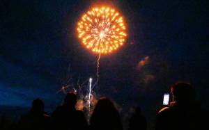 Sequim City Council members will discuss March 24 how the citys Fourth of July fireworks display, pictured in 2022, impacts wildlife and residents. Local advocates made the request to council members in February to stop the fireworks display and move the drone show away from wildlife habitat at Carrie Blake Community Park. (Michael Dashiell/Olympic Peninsula News Group file)