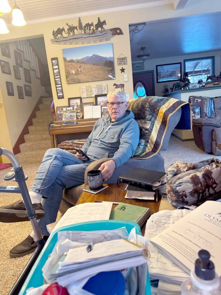 Larry stopped all his work projects to fully concentrate on his wife of 57 years after surgery care and recovery.