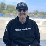 Mark Simpson, seen in July 2023, led fundraisers starting in 2016 to expand and remodel the Sequim Skate Park. He also advocated for skater safety and building a better community and inclusivity, according to family and friends. He died in April 2024, and in his honor, Sequim City Council members named the park after him using his skater name the MarkeMark Simpson Skatepark. (Matthew Nash/Olympic Peninsula News Group file)