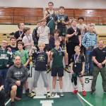 Courtesy of Rob Gale The Port Angeles Wrestling Middle school League Championships were held Wednesday at Stevens Middle School. There were more than 165 matches with the Port Angeles boys (pictured) taking home the team trophy for the third straight year. The East Jefferson girls took first with Port Angeles second.