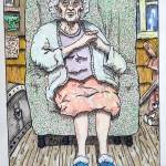 Steven Park created this work in response to Diane Mosers poem The Attic Visit. Both appear in the Ars Poetica show at Northwind Arts Jeanette Best Gallery, which will host an art and poetry party Saturday. (Northwind Art)