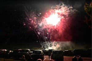A public fireworks display at Carrie Blake Community Park on Independence Day, as pictured in 2022, will be discussed tonight at the Sequim City Council meeting. The discussion follows public requests to stop the display due to potential impact on wildlife and residents. (Michael Dashiell/Olympic Peninsula News Group file)