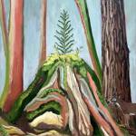 Patricia Hagens one-woman show, Into the Woods, includes New Year/New Growth and about 35 other works. The exhibit, at Northwind Arts Jeanette Best Gallery in Port Townsend, features plein air paintings made in local forests. (Patricia Hagen)