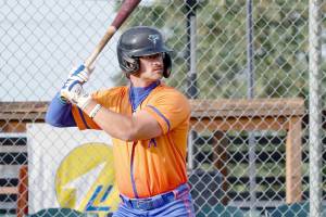 Keith Thorpe/Peninsula Daily News
Jeremy Giesegh, a 2024 West Coast League All-Star, returns to Port Angeles after hitting .348 with 77 hits last summer.