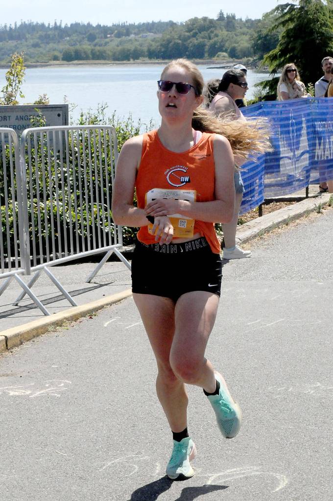 5K womens winner Sarah Paquet, 26, of Bothell.