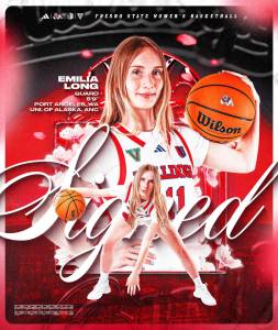 Facebook post from Fresno State announcing Millie Longs commitment to the school.