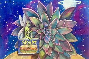 Denice Craig Tweedys Space Jam will be on exhibit at the Bay Club in Port Ludlow throughout July and August.