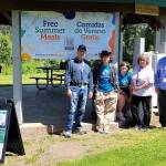 Boys & Girls Clubs of the Olympic Peninsula
Carrie Blake Community Park, pictured last summer, returns as a Summer Meal Program destination through the Boys & Girls Clubs of the Olympic Peninsula and the Department of Agriculture. Meals are offered to children ages 1-18 from noon to 12:30 p.m. in the park on weekdays, except July 4, through Aug. 27.